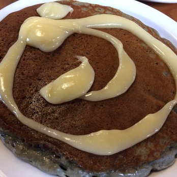 Slappy Cakes - Blueberry lavender pancake with lemon curd - Breakfast & Brunch Near Me - Portland, Oregon