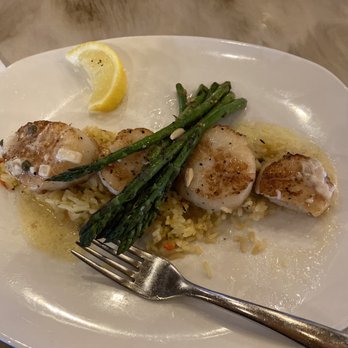Pond - Jumbo Scallops - New American Near Me - Warner Robins, Georgia Pond - Jumbo Scallops - New American Near Me - Warner Robins, Georgia
