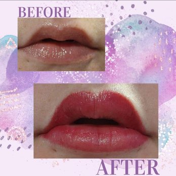 Karo Aesthetics & Ink - Lip blushing before and after - Permanent Makeup Near Me - Mesa, Arizona Karo Aesthetics & Ink - Lip blushing before and after - Permanent Makeup Near Me - Mesa, Arizona