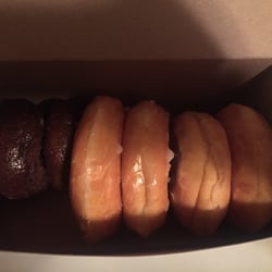 Willie's Donuts - Two Chocolate Glazed. Two Glazed. Two Boston Cream. $5.14 for all 6.