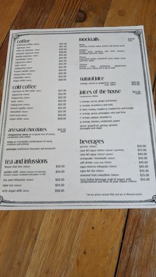 Menu photo 1 Café Toscano México, D.F., DIF