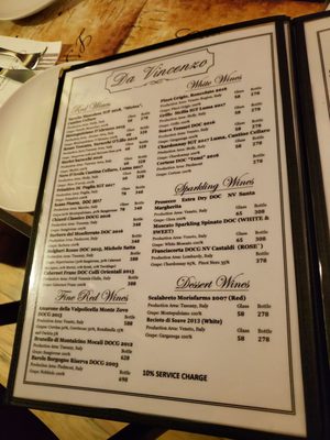 Menu photo 4 Da Vincenzo Hong Kong, HK