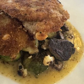 Farmhouse Kitchen - Boca Raton - They call it a nutty chicken, but it is actually a schnitzel - New American Near Me - Boca Raton, Florida Farmhouse Kitchen - Boca Raton - They call it a nutty chicken, but it is actually a schnitzel - New American Near Me - Boca Raton, Florida
