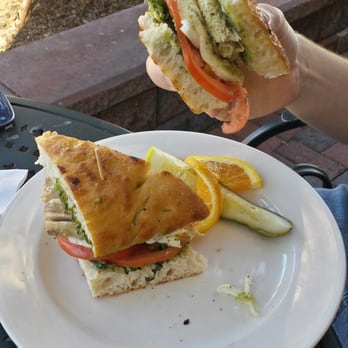 Bigwood Bread Cafe - Tomato, pesto, mozzarella panini for the WIN!! - Bakeries Near Me - Ketchum, Idaho