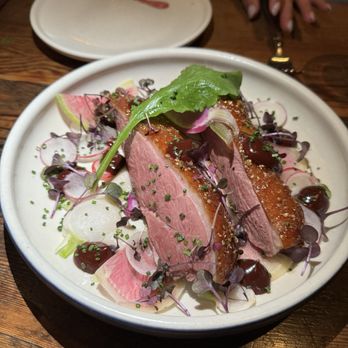Rich Table - Honey roasted duck confit with Tokyo turnips and sour cherry - New American Near Me - San Francisco, California