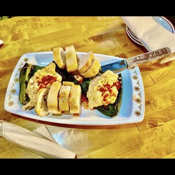 Rancho Bar 7 - Bacon Cheese Poblano, pepper appetizer - American Near Me - Wickenburg, Arizona Rancho Bar 7 - Bacon Cheese Poblano, pepper appetizer - American Near Me - Wickenburg, Arizona