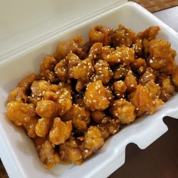 Siam King - Their delicious sesame chicken.