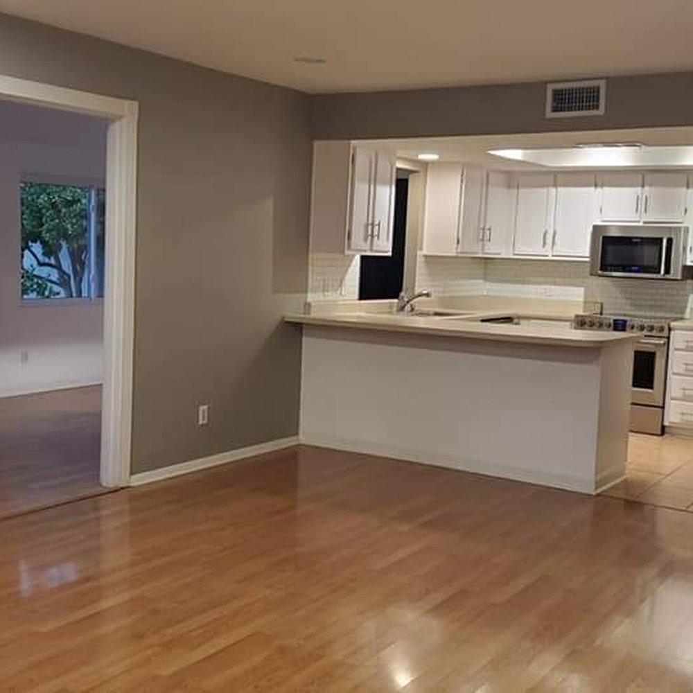 Living/kitchen before..