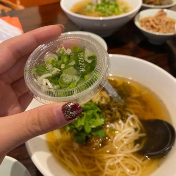 Hunan Mifen - Comes with a side of green onions - Chinese Near Me - Sunnyvale, California Hunan Mifen - Comes with a side of green onions - Chinese Near Me - Sunnyvale, California
