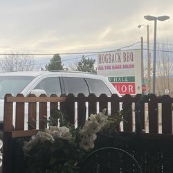 Hogback BBQ & Grill - Outside sign