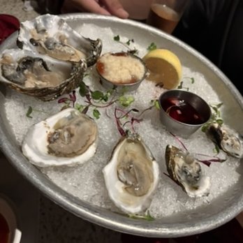 C Level - raw oysters - New American Near Me - San Diego, California