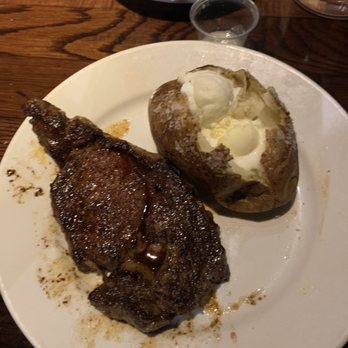 LongHorn Steakhouse - Ribeye with baked Potato. - American Near Me - Tucson, Arizona LongHorn Steakhouse - Ribeye with baked Potato. - American Near Me - Tucson, Arizona