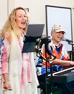 Meet Your Musicians, Sylvie & Karen! - Looking for a band (Duo or Trio) that knows how to play the Music you know and love, of the 40's, 50's, 60's, 70's and 80's? Then take a look at our YouTube link! We are 2 girls and 1 guy. Karen is a piano player and singer who has 60 years of entertainment experience in Las Vegas and toured all over the World. I am French and have sung in Rock'n Roll bands with my husband for about 30 years and Glenn is a veteran drummer who plays for a symphonic Orchestra in Tampa Bay. We get people out of their seats and dance. If you want a fun, energetic and lively time, we are the band for you. We will bring Life to The Party! We are the perfect band for fun and engaging entertainment for any occasion: wedding receptions, birthdays, boat and pool parties, dance and corporate events and celebrations of life. We reside in the Tampa Bay/ Clearwater, Florida area. Meet Your Musicians, Sylvie & Karen! - Looking for a band (Duo or Trio) that knows how to play the Music you know and love, of the 40's, 50's, 60's, 70's and 80's? Then take a look at our YouTube link! We are 2 girls and 1 guy. Karen is a piano player and singer who has 60 years of entertainment experience in Las Vegas and toured all over the World. I am French and have sung in Rock'n Roll bands with my husband for about 30 years and Glenn is a veteran drummer who plays for a symphonic Orchestra in Tampa Bay. We get people out of their seats and dance. If you want a fun, energetic and lively time, we are the band for you. We will bring Life to The Party! We are the perfect band for fun and engaging entertainment for any occasion: wedding receptions, birthdays, boat and pool parties, dance and corporate events and celebrations of life. We reside in the Tampa Bay/ Clearwater, Florida area.