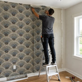 Contemporary Wall Coverings - Wallpapering Near Me Contemporary Wall Coverings - Wallpapering Near Me