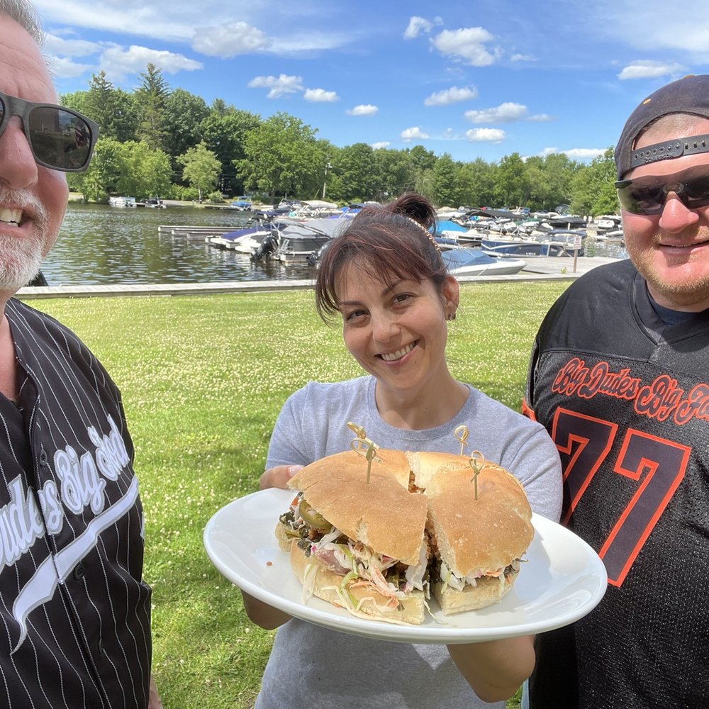 Brady Shack - @BigDudesBigFoods w/Danielle from @theBradyShack and extra special Big Dudes sized Chicken Samich - Burgers Near Me - Lake Hopatcong, New Jersey Brady Shack - @BigDudesBigFoods w/Danielle from @theBradyShack and extra special Big Dudes sized Chicken Samich - Burgers Near Me - Lake Hopatcong, New Jersey