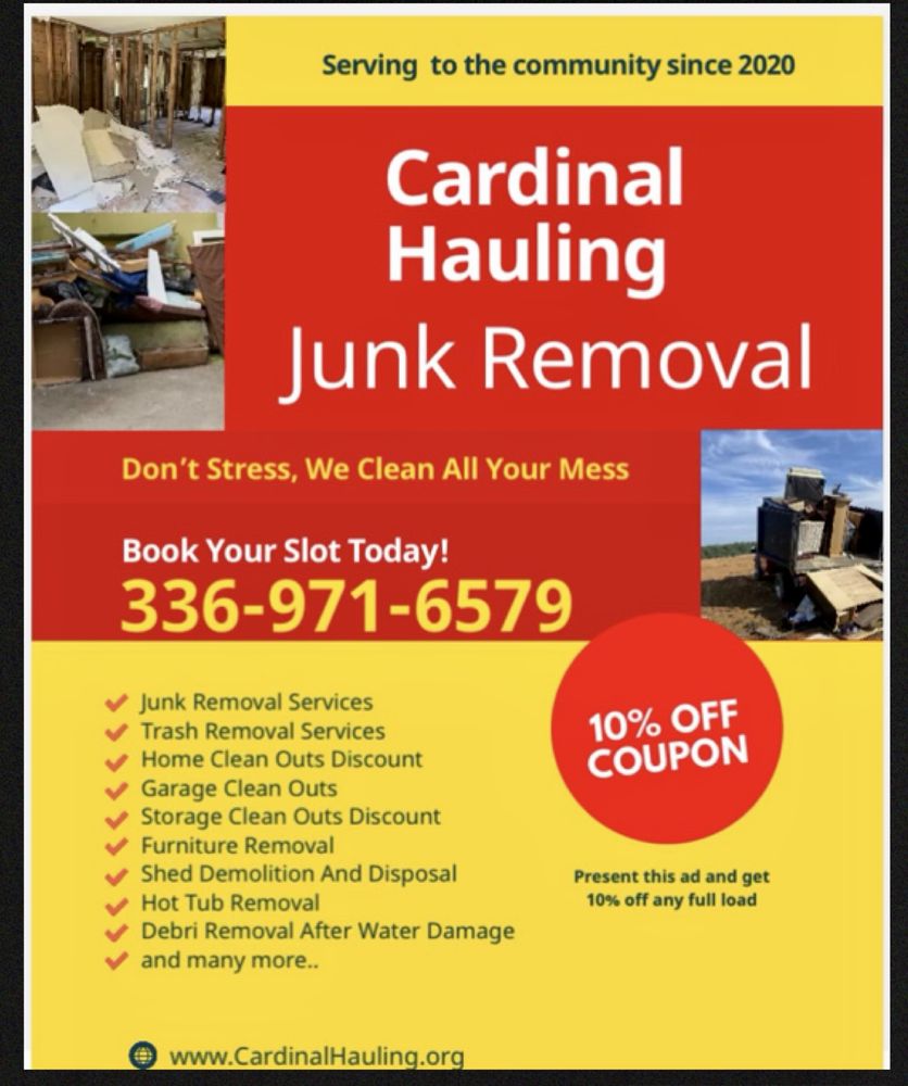 CARDINAL HAULING Updated September 2024 4435 Ebert Rd, Winston