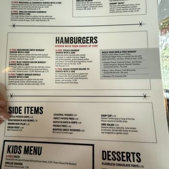 Galaxy Cafe - Gluten free menu side 2 - American Near Me - Austin, Texas Galaxy Cafe - Gluten free menu side 2 - American Near Me - Austin, Texas