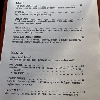 Oak Parker - Food menu - Cocktail Bars Near Me - Oak Park, Michigan Oak Parker - Food menu - Cocktail Bars Near Me - Oak Park, Michigan