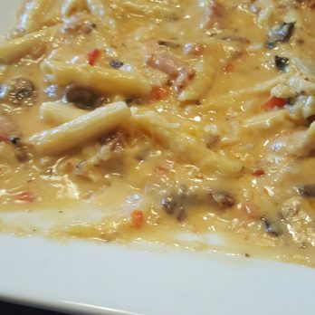 Beachwood Eatery - A Penne pasta with Alfredo sauce from the Pasta Bar. - Hot Dogs Near Me - The Dalles, Oregon