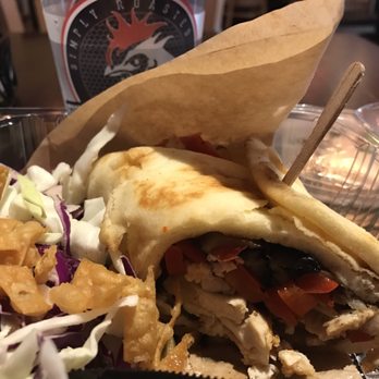 The Chicken Koop - Portobello wrap, chicken added - New American Near Me - Whittier, California
