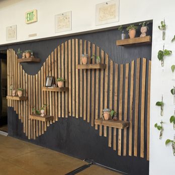 Amate Coffee - Wood wall - Coffee & Tea Near Me - Lancaster, California