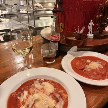 Toscana - Lasagna on the left and ravioli on the right - Pizza Near Me - Solvang, California