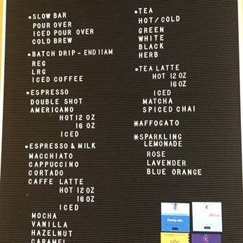 Made Coffee - Menu board during my visit (11-13-2021). - Coffee & Tea Near Me - Fullerton, California Made Coffee - Menu board during my visit (11-13-2021). - Coffee & Tea Near Me - Fullerton, California