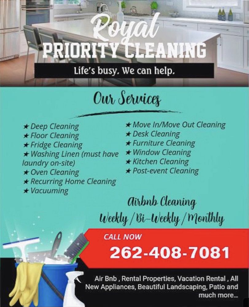 ROYAL PRIORITY CLEANING - Request a Quote - Milwaukee, Wisconsin - Home ...