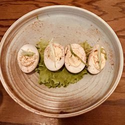 Sweet T & Greens - Deviled Eggs