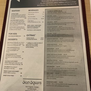 Siam Square - Menu - Thai Near Me - Indianapolis, Indiana Siam Square - Menu - Thai Near Me - Indianapolis, Indiana