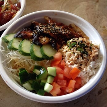 Aloha Cones - Unagi bowl - Sushi Bars Near Me - Honolulu, Hawaii