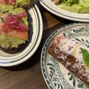 Francesco SoHo - Avocado toast with smoked salmon. Caesar salad salad. Tomato Parmesan danish. - Bakeries Near Me - New York, New York Francesco SoHo - Avocado toast with smoked salmon. Caesar salad salad. Tomato Parmesan danish. - Bakeries Near Me - New York, New York