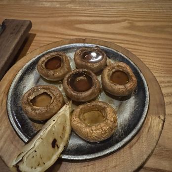 San Ho Won - Mushrooms with garlic butter - Korean Near Me - San Francisco, California