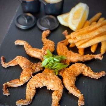 Ooh! Crabe - Cajun fried frog legs - Seafood Near Me - Montreal, Quebec Ooh! Crabe - Cajun fried frog legs - Seafood Near Me - Montreal, Quebec