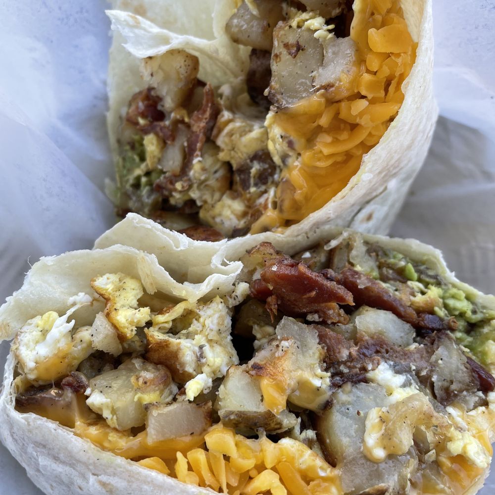 Buttercup Bakery & Cafe - Breakfast Burrito - with Bacon - Cafes Near Me - Morro Bay, California Buttercup Bakery & Cafe - Breakfast Burrito - with Bacon - Cafes Near Me - Morro Bay, California