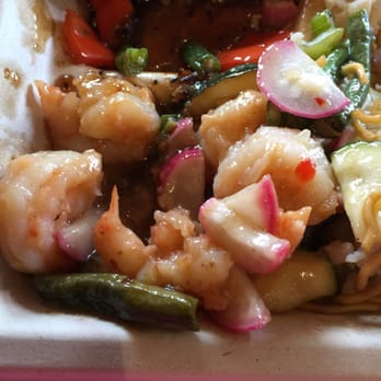 Panda Express Innovation Kitchen - Chefs special- shrimp with green beans and radishes....woooo - Chinese Near Me - Pasadena, California