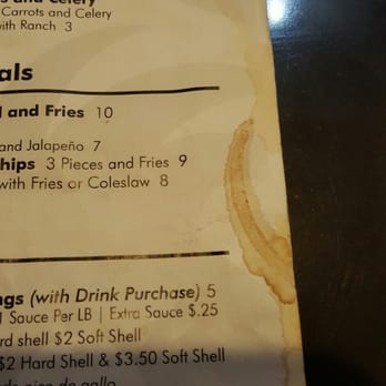 Firestarter Bar & Grill - Seriously, I know you can afford to throw this Menu away and print off a new one. - Burgers Near Me - Kent, Washington