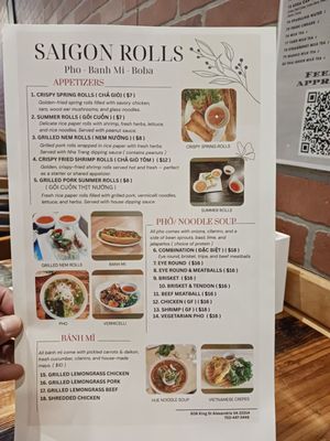 Menu photo 4 Saigon Rolls Alexandria, VA