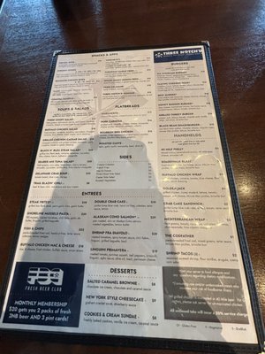 Menu photo 1 Three Notch'd Brewery & Craft Kitchen Rehoboth Beach, DE