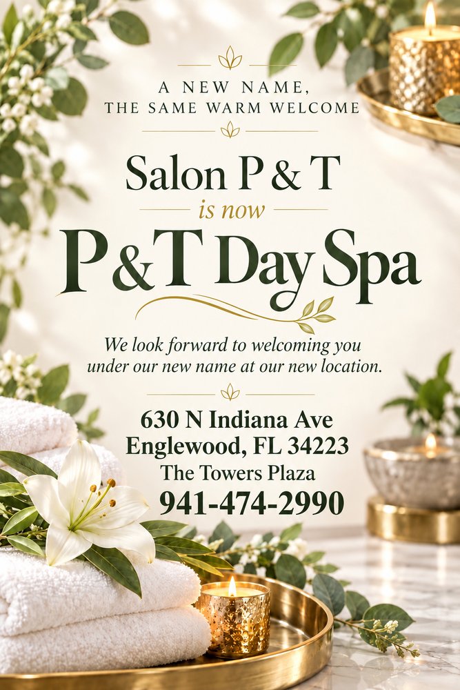 Salon P & T Logo