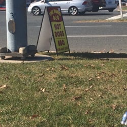 The Burg Dog - Sign in front of the parking lot in between the Burger King and Starbucks.