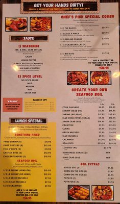 Menu photo 3 Mr. & Mrs. Crab Orlando, FL Menu photo 3 Mr. & Mrs. Crab Orlando, FL