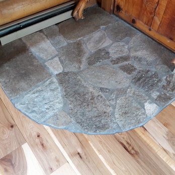 Floorcraft - Board integration with rock - Flooring Near Me - Reno, Nevada