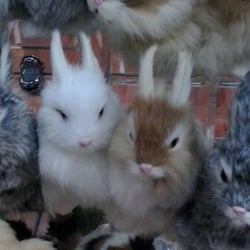 Unique Imports - Rabbit Figurines