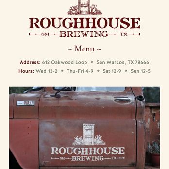 Roughhouse Brewing - Brewpubs Near Me - San Marcos, Texas Roughhouse Brewing - Brewpubs Near Me - San Marcos, Texas