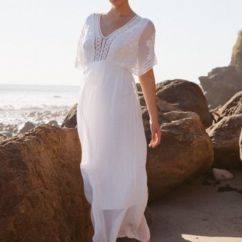 Muguette Renee Boutique - White Silk Dress from Italy - Accessories Near Me - Napa, California Muguette Renee Boutique - White Silk Dress from Italy - Accessories Near Me - Napa, California