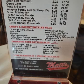 Matt's Bar - Burgers Near Me - Minneapolis, Minnesota