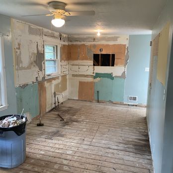Handyman Adam - A kitchen renovation project right after demolition. - Handyman Near Me