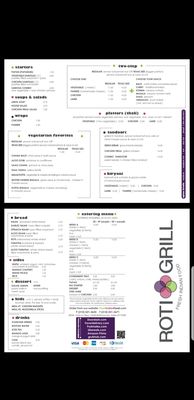 Menu photo 7 Roti Grill Dallas, TX