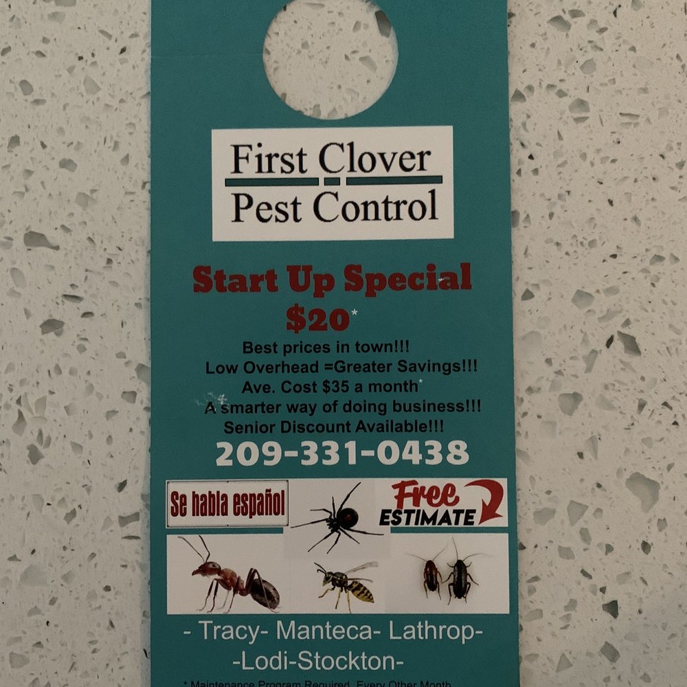 First Clover Pest Control - Eduardo from First Clover Pest Control was amazing! Thanks Eduardo - Pest Control Near Me - Stockton, California First Clover Pest Control - Eduardo from First Clover Pest Control was amazing! Thanks Eduardo - Pest Control Near Me - Stockton, California